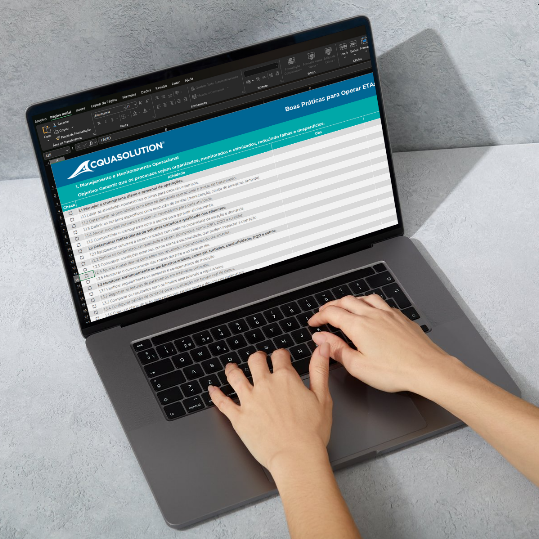 Planilha – Boas Práticas para Operar ETAs e ETEs com Eficiência e Sustentabilidade